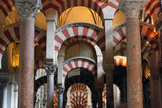 arches in the mezquita