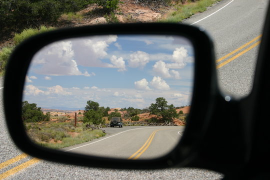 route retroviseur ouest americain