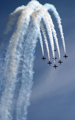 Obraz premium exhibición aérea