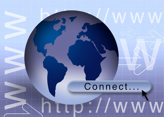 connect to the world thru internet