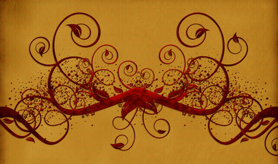 background paper with ornament