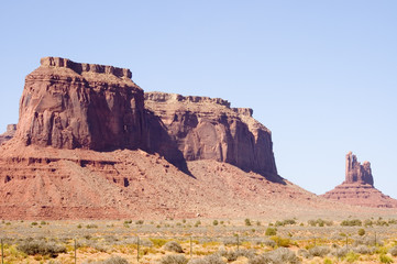 Obraz premium touring into National Monument Canyon of Chelly, Arizona