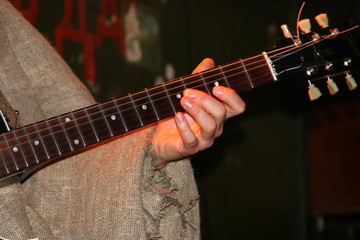 Fototapeta na wymiar playing guitar - 8