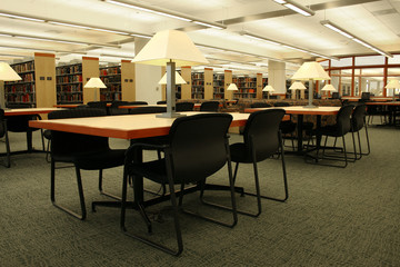 Fototapeta na wymiar campus library