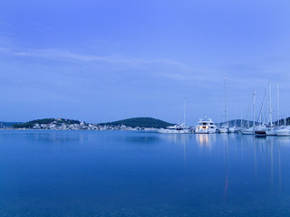 twilight at the seaside