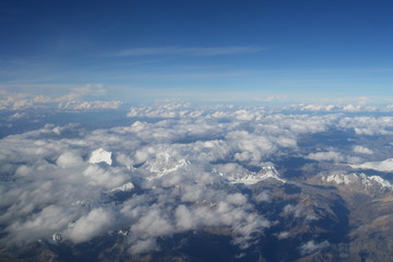 Fototapeta na wymiar zobacz Andów z powietrza