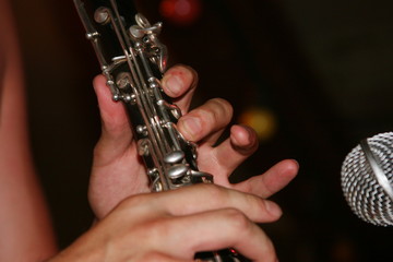 playing clarinet - 6