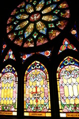 church stained glass window