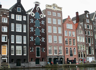 Fototapeta premium amsterdam houses