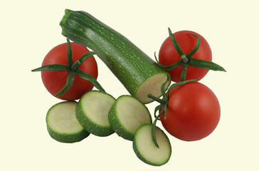 zucchini & tomatoes