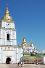 Fototapeta na wymiar kiev church #6y st. michaels