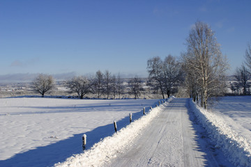 winter road