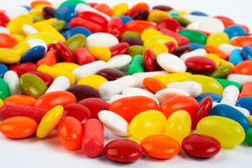 detail of colorful sweets background