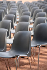 Obraz premium stuhlreihen