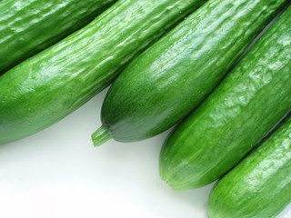green cucumber