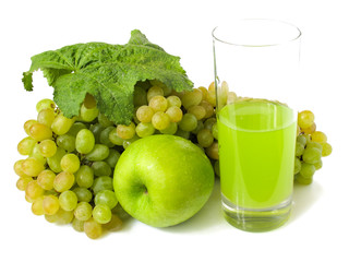 grape & green apple