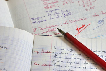 plume et cahier