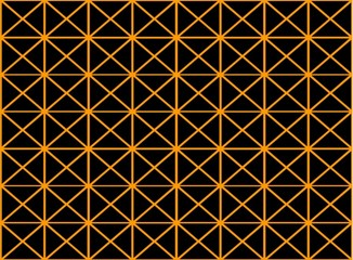 pattern design golden wire grid