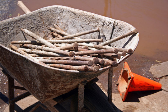 Construction Wheel Barrel