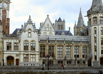 Fototapeta na wymiar Ghent architecture