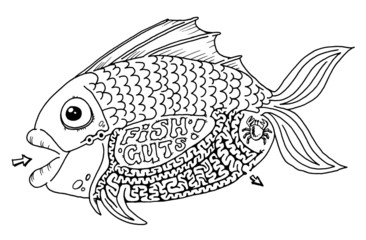fish guts maze