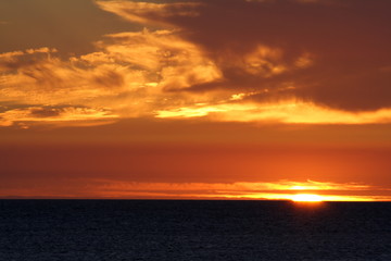coucher de soleil