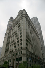 Fototapeta na wymiar Chicago - trzy wieżowce