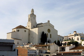 cadaques church, catalonia