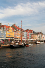 Fototapeta na wymiar Kopenhaga, Dania, port Nyhavn