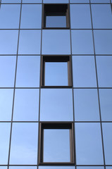 mirror building - detail