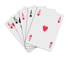 poker cards - full