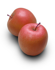 two red apples