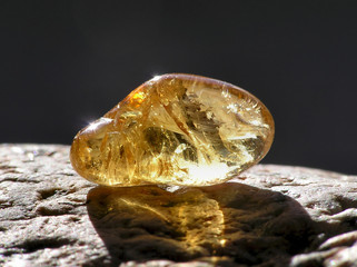 shiny amber