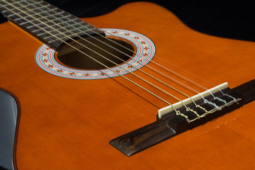 six string guitar sounding board