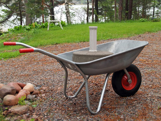 transporting sewage part