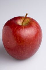 red apple closeup isolated