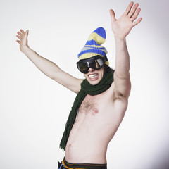 le skieur fou