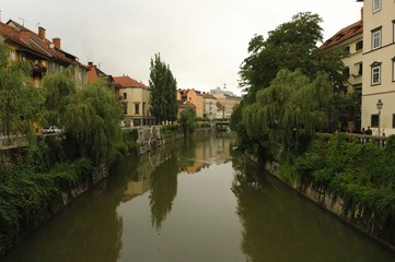 Fototapeta na wymiar Lublana, Słowenia