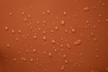 brown water droplets