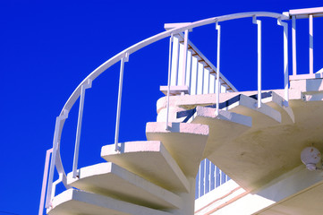 staircase and sky