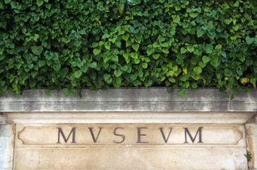 museum inscription