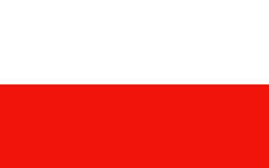 Naklejka premium polish flag
