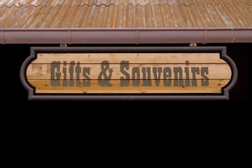 sign: gifts and souvenirs