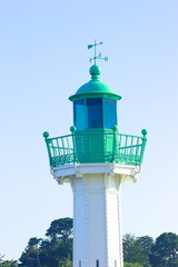 green lighthouse