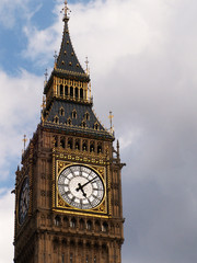 Fototapeta na wymiar Big Ben clock tower london