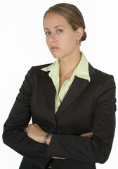 business female - serious