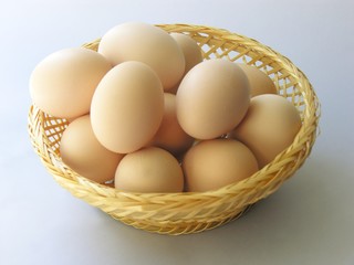 hen's eggs