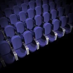 Papier Peint photo Théâtre cinema seat