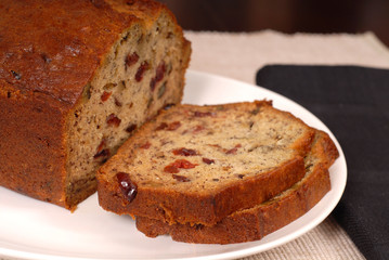 banana cranberry nut bread