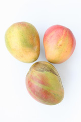 three mangoes